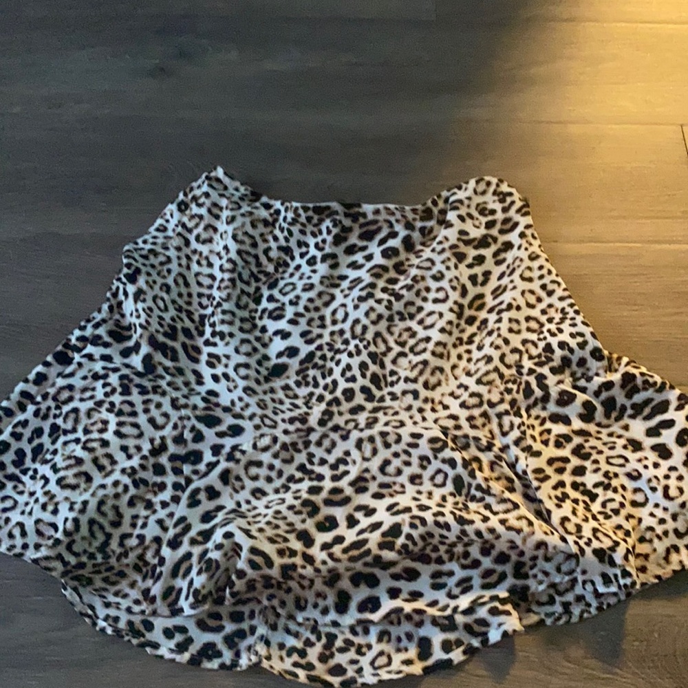 NWOT Lined Mini Skirt with Ruffles